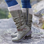 2026 New Women's Autumn/Winter Knee-High Boots (Plus Sizes)